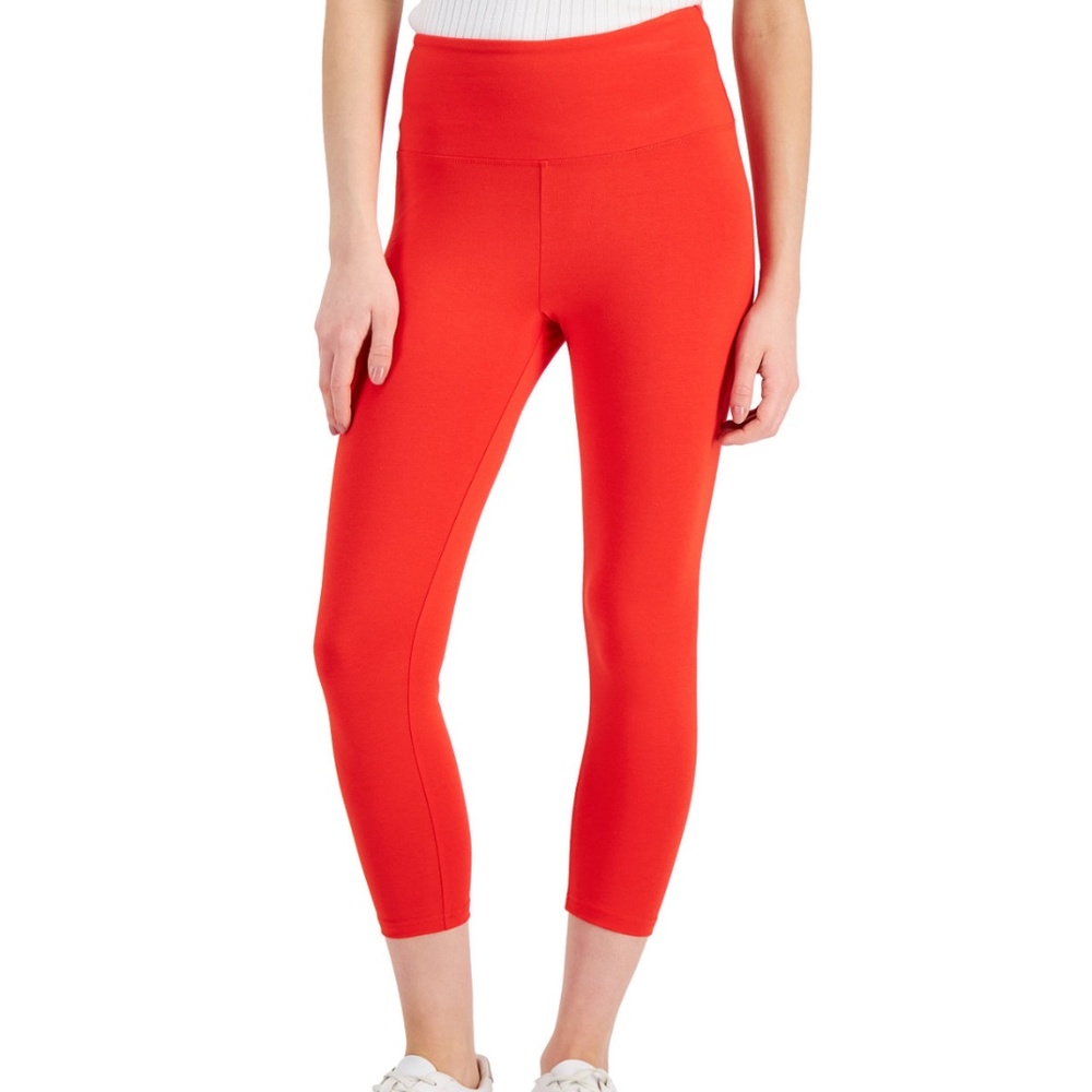 High rise capri leggings